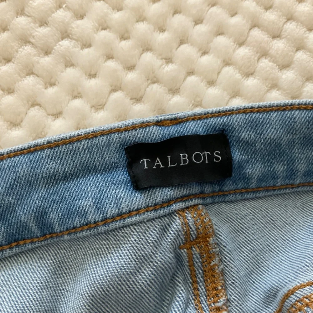 Talbots High Waist Straight Ankle Jeans - Light Wash‎ - Size 12